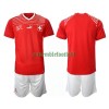 Maillot de Supporter Suisse Domicile Coupe du Monde 2022 Pour Enfant